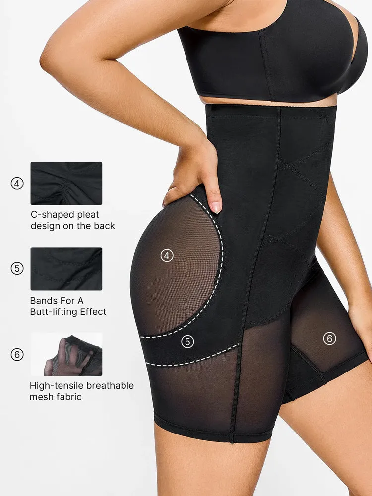 Plus Size High-Waisted Postpartum Shaping Shorts for Women