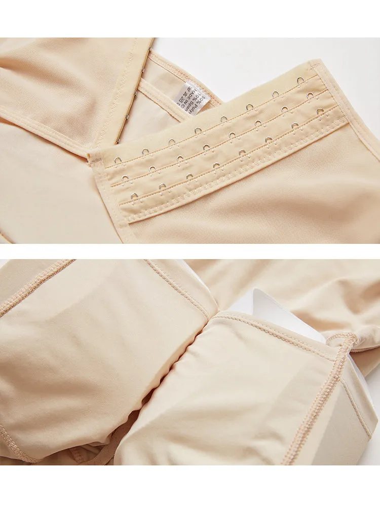 Plus Size Tummy Control Front Closure Hip& Butt Lifting Shorts
