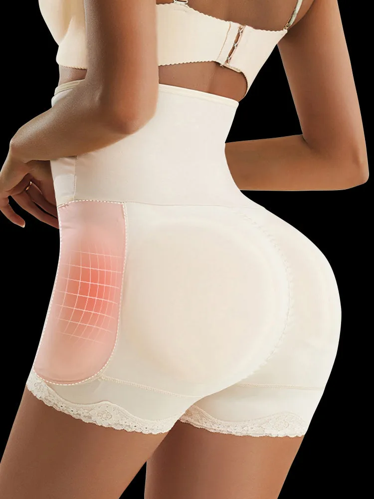 Plus Size Tummy Control Front Closure Hip& Butt Lifting Shorts