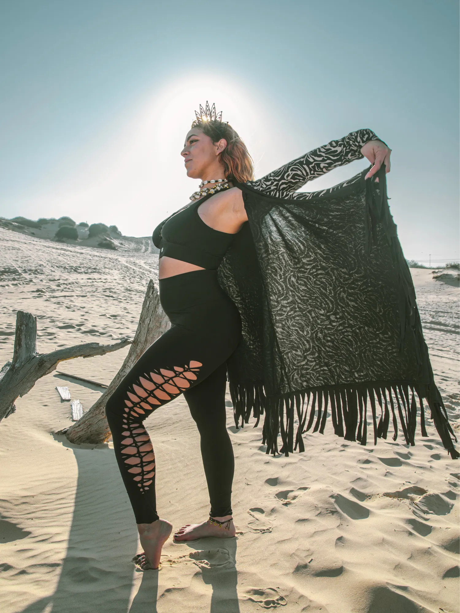 Plus Size - Yoga Leggings For Women In Black