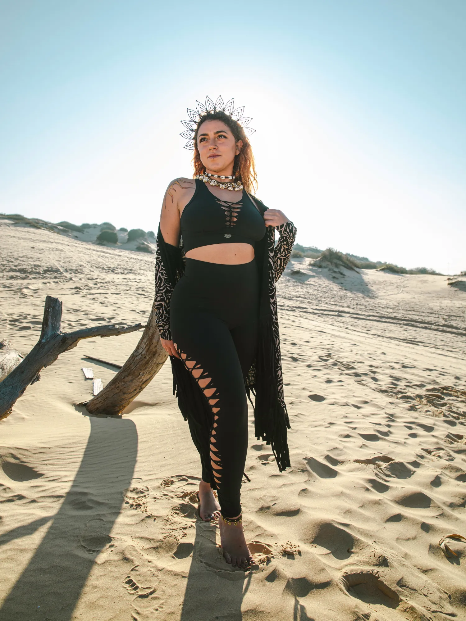 Plus Size - Yoga Leggings For Women In Black