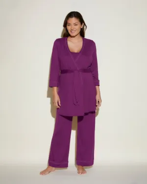 Pyjama D'Allaitement 3 Pièces Avec Peignoir