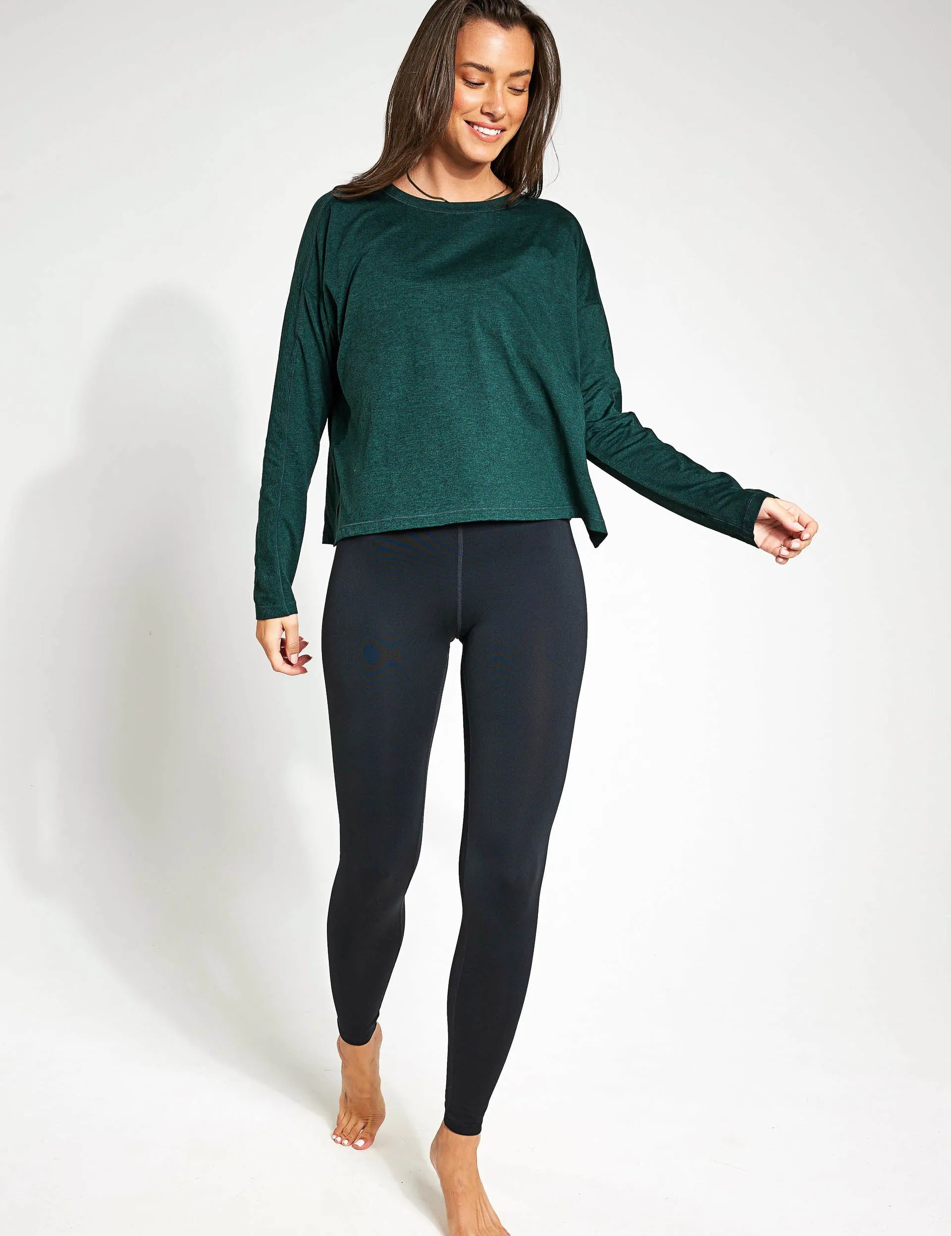 ReSet Long Sleeve Tee - Moss