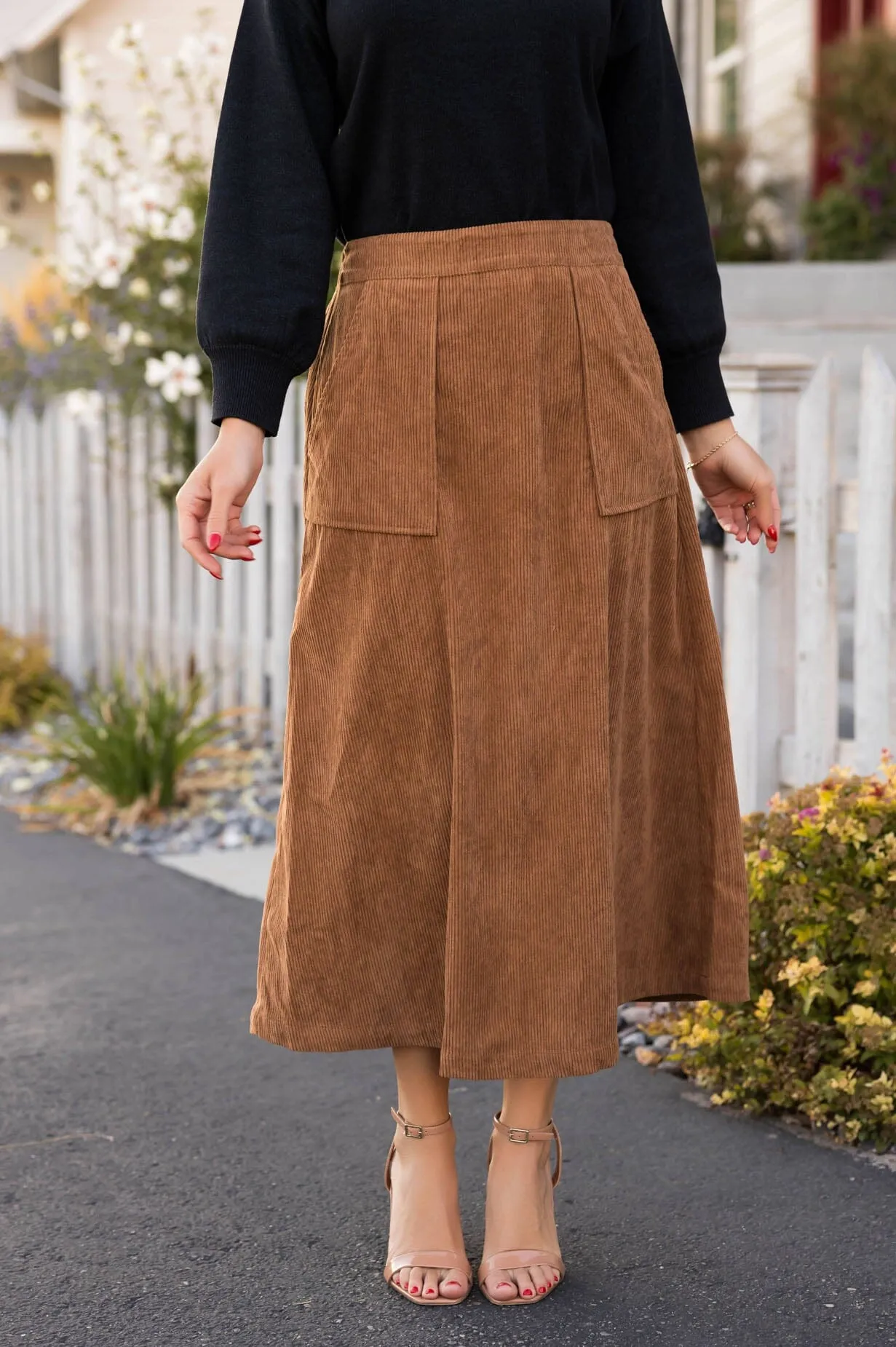 Rich In Love Corduroy Skirt