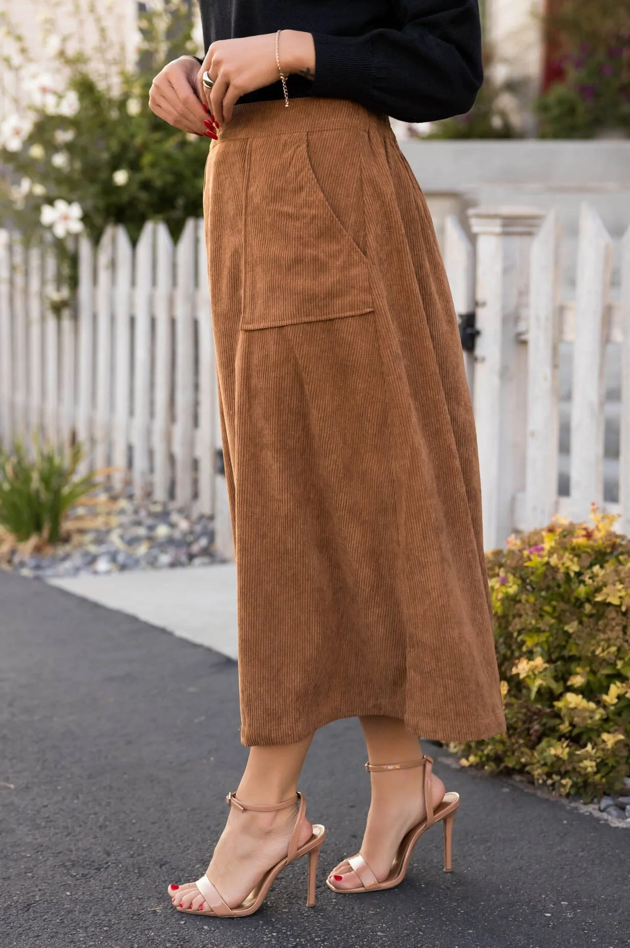 Rich In Love Corduroy Skirt