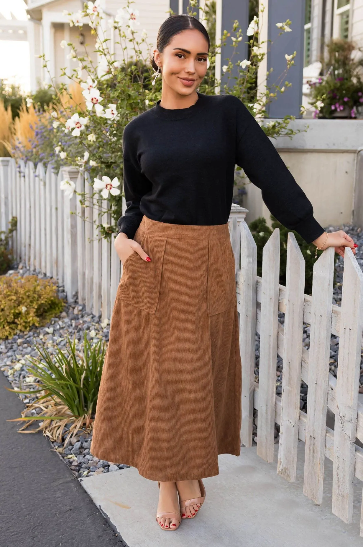 Rich In Love Corduroy Skirt