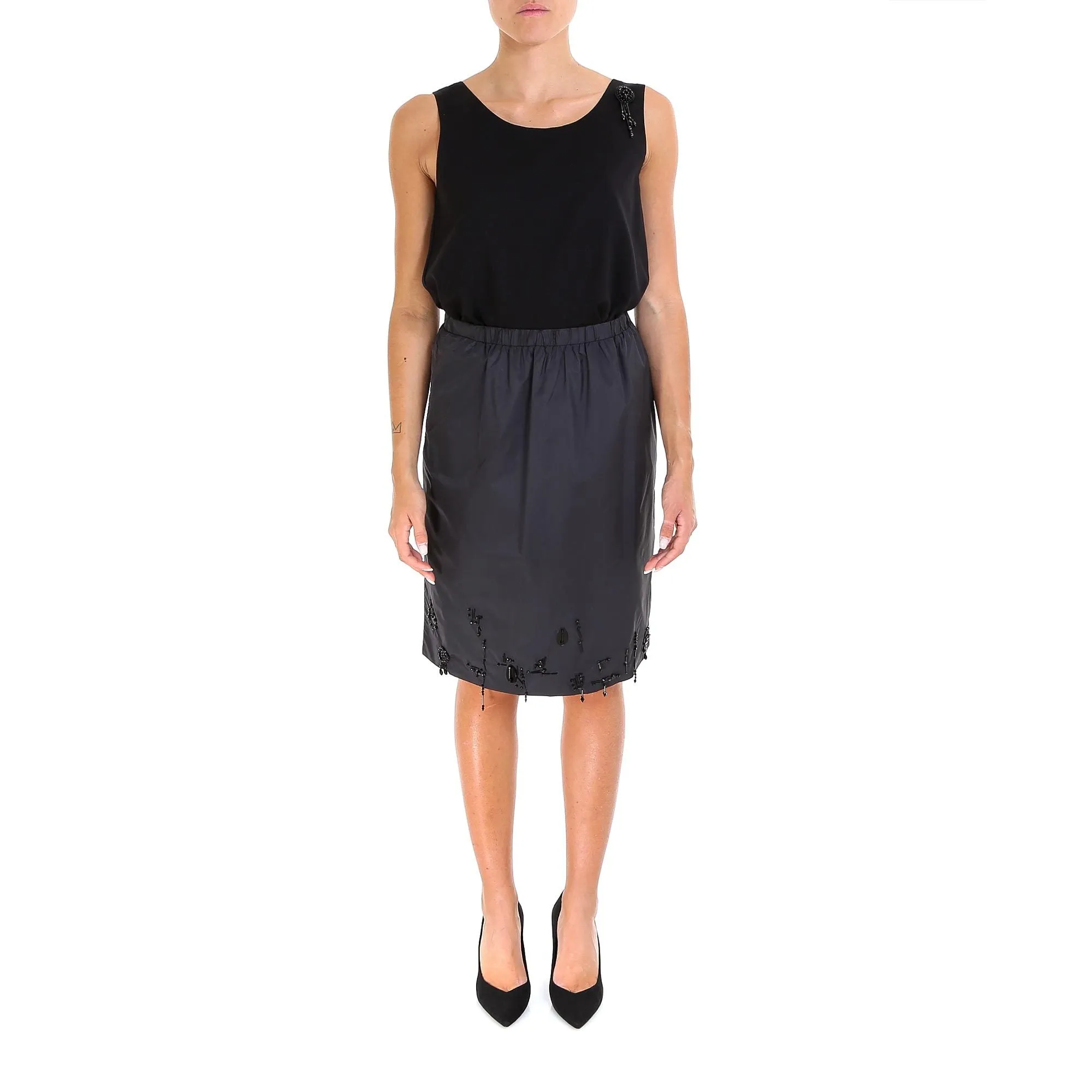 'S Max Mara Two-In-One Mini Dress