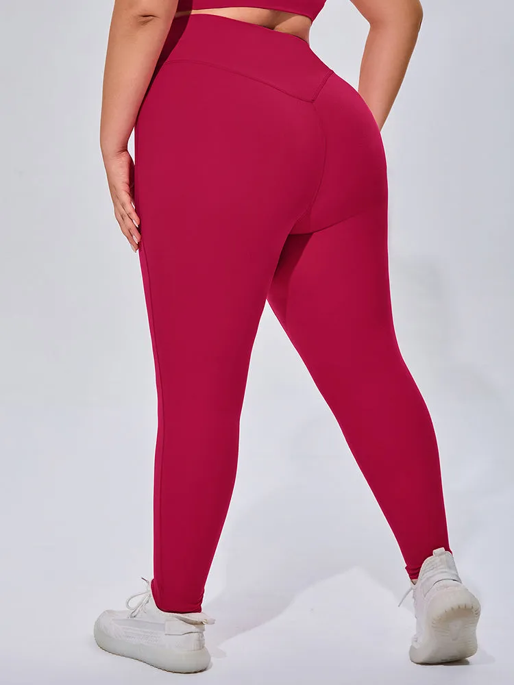 Seamless High Elastic Breathable Sports Bra and Leggings Two-Piece Fitness Set