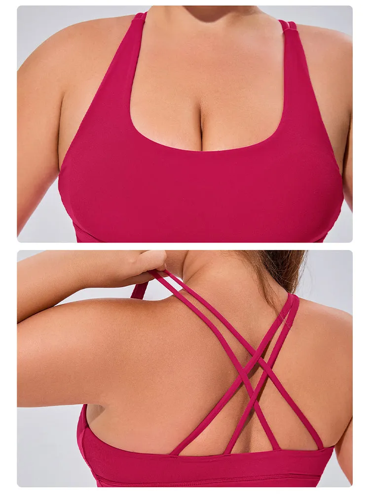 Seamless High Elastic Breathable Sports Bra and Leggings Two-Piece Fitness Set