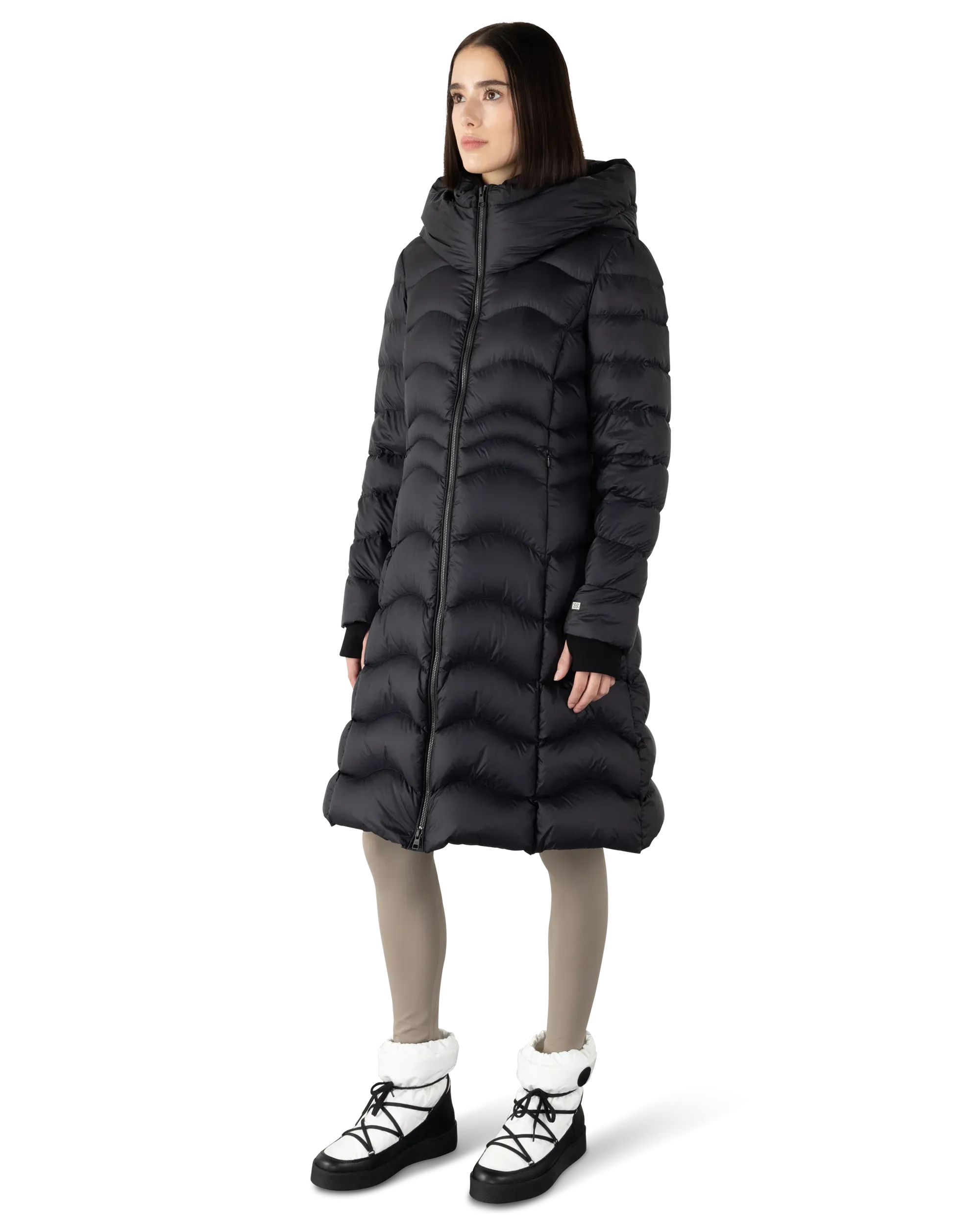 Soia and Kyo Lita-V Hooded Down Puffer Coat