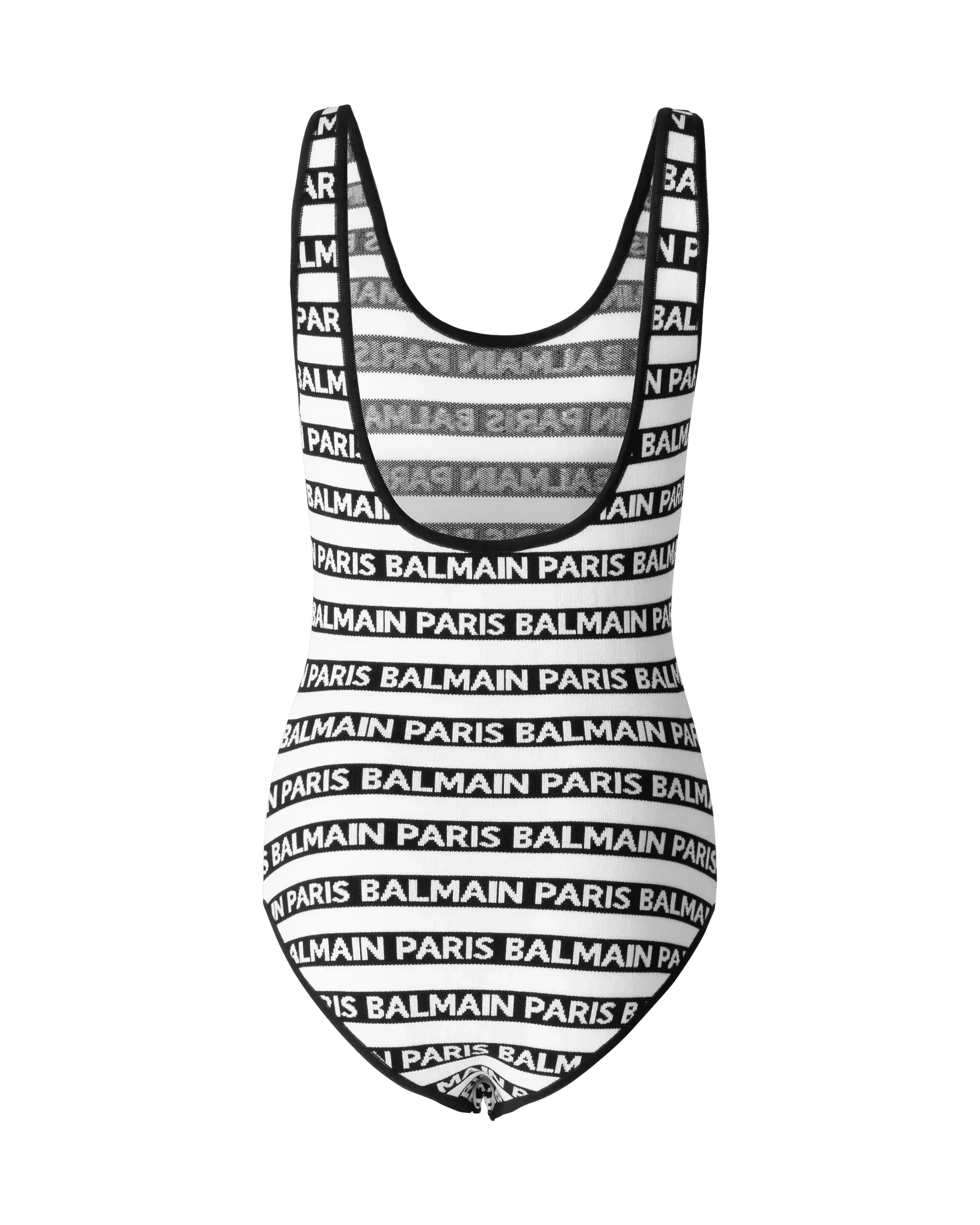 Striped Logo Bodysuit