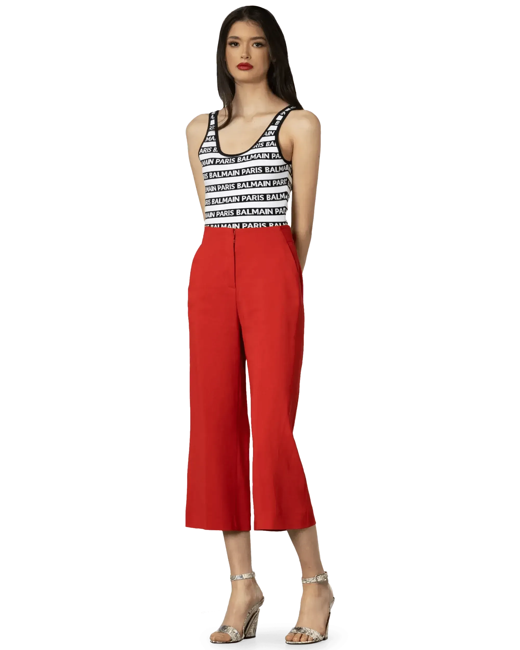 Striped Logo Bodysuit