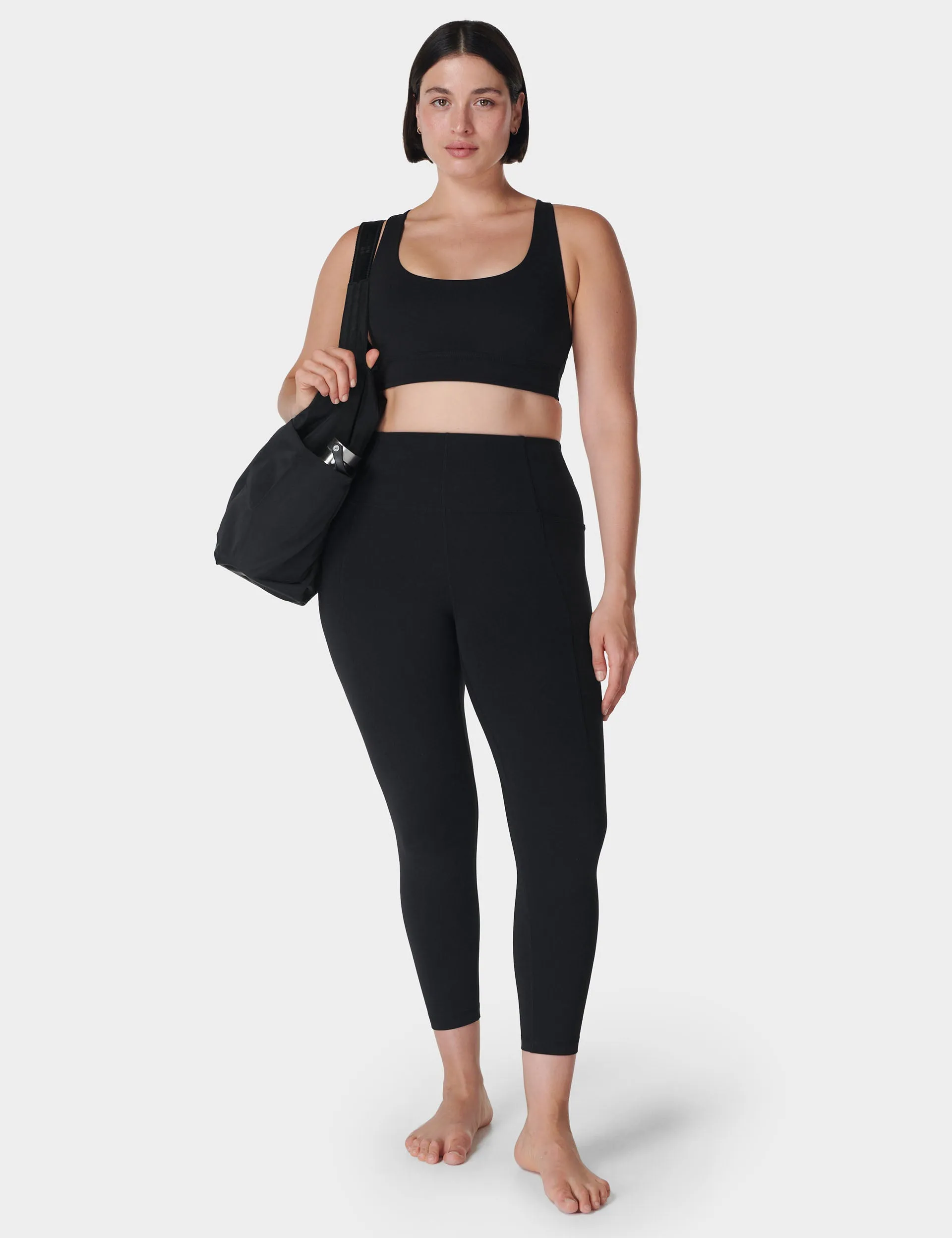 Super Soft 7/8 Yoga Leggings - Black