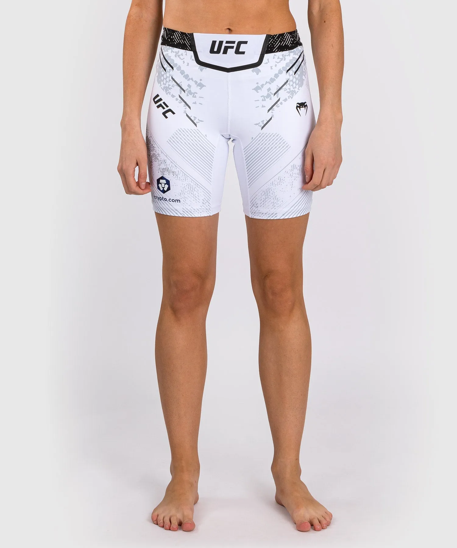 UFC Adrenaline by Venum Personalized Authentic Fight Night Women’s Vale Tudo Short - Long Fit - White