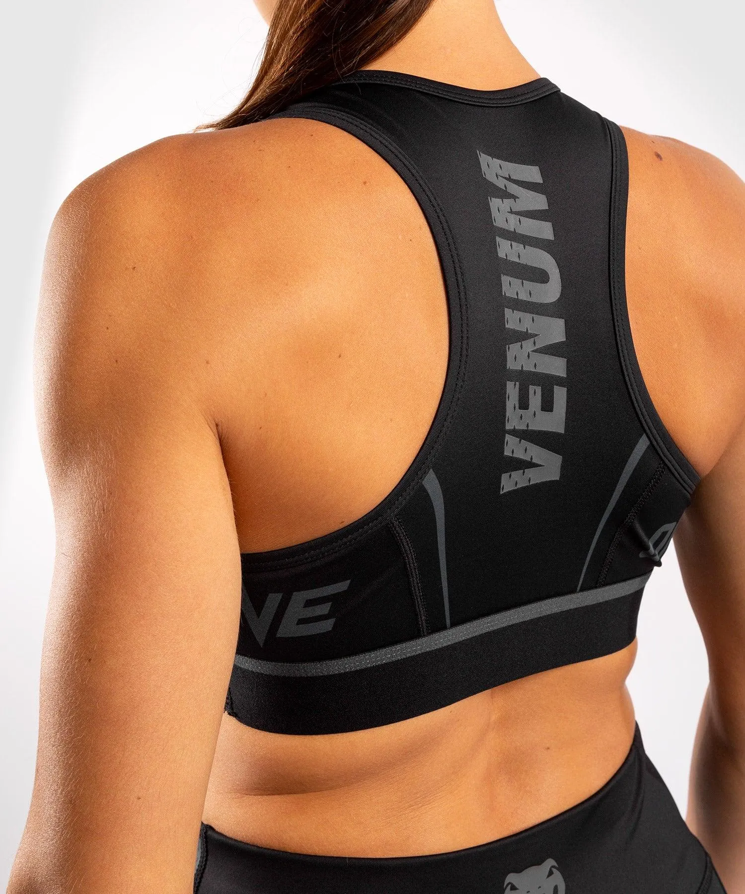 Venum ONE FC Impact Sport Bra - Black/Black