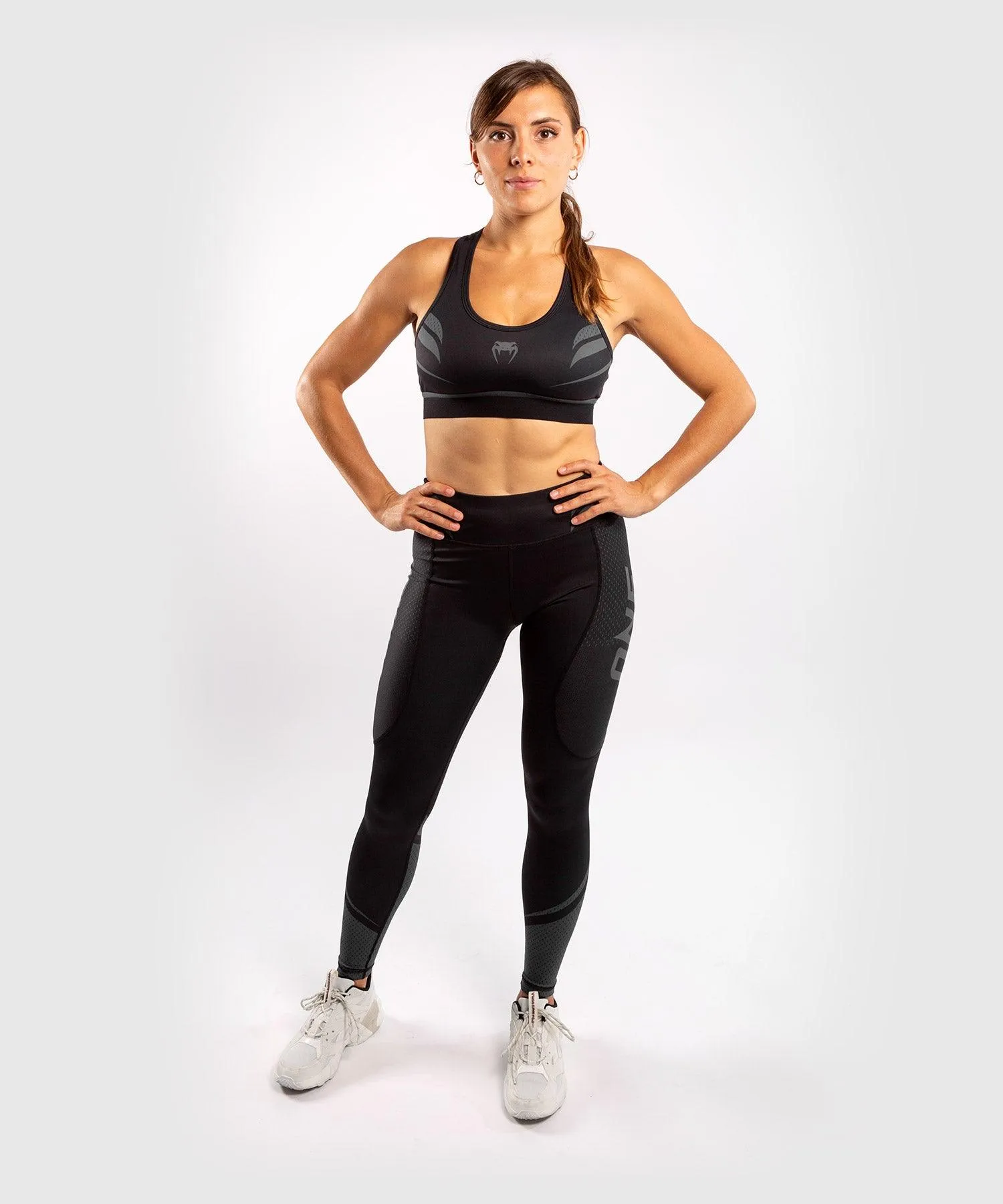 Venum ONE FC Impact Sport Bra - Black/Black