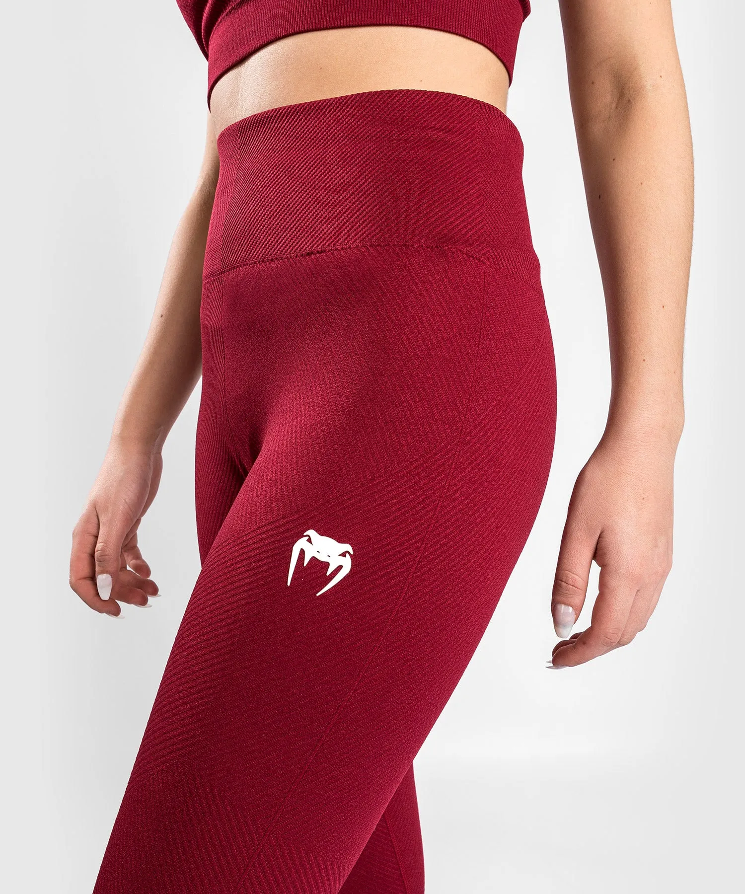 Venum Sparring Seamless 7/8 Leggings - For Women - Burgundy