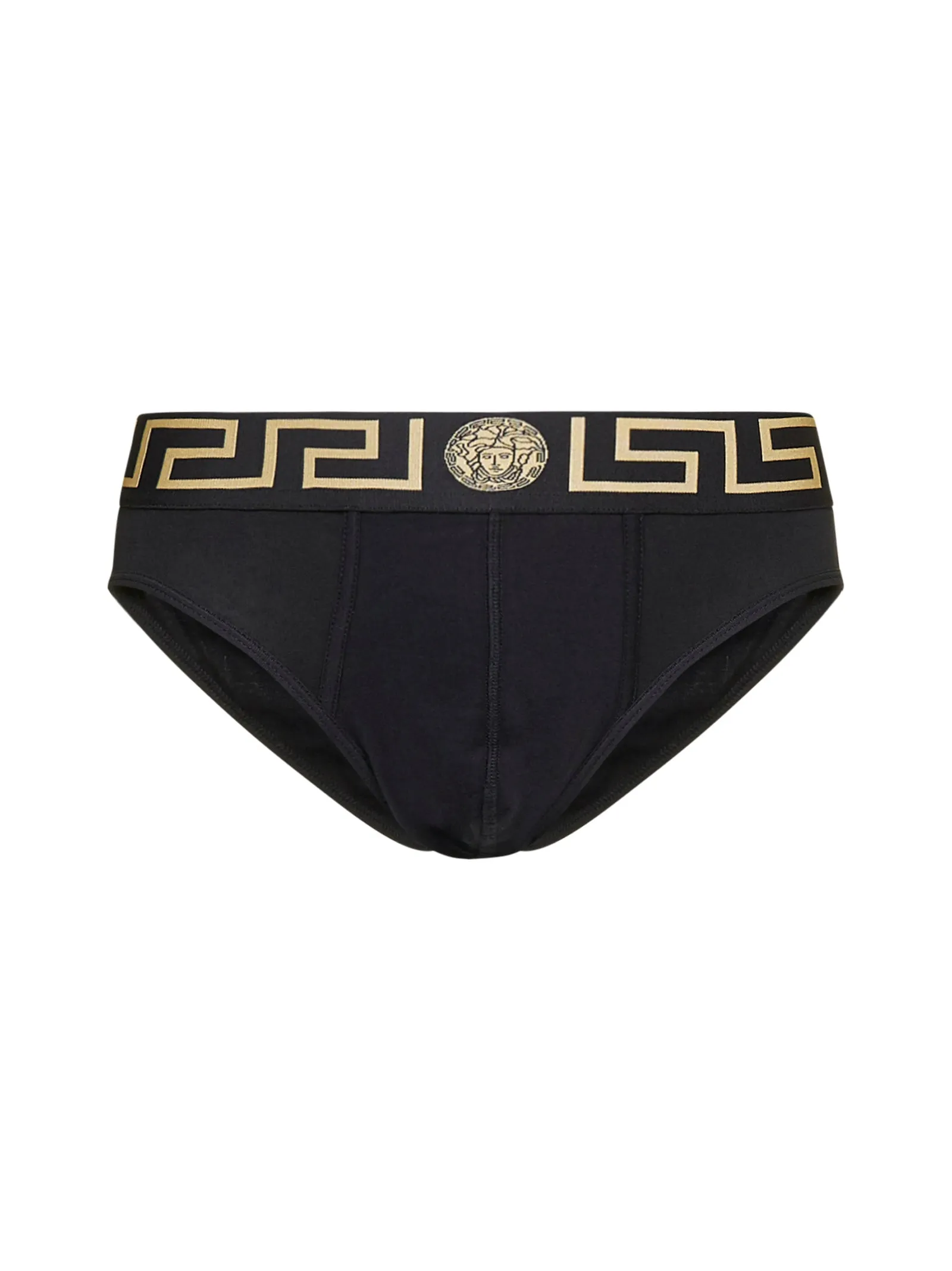 Versace Greca Pattern Print Two-Pack Briefs