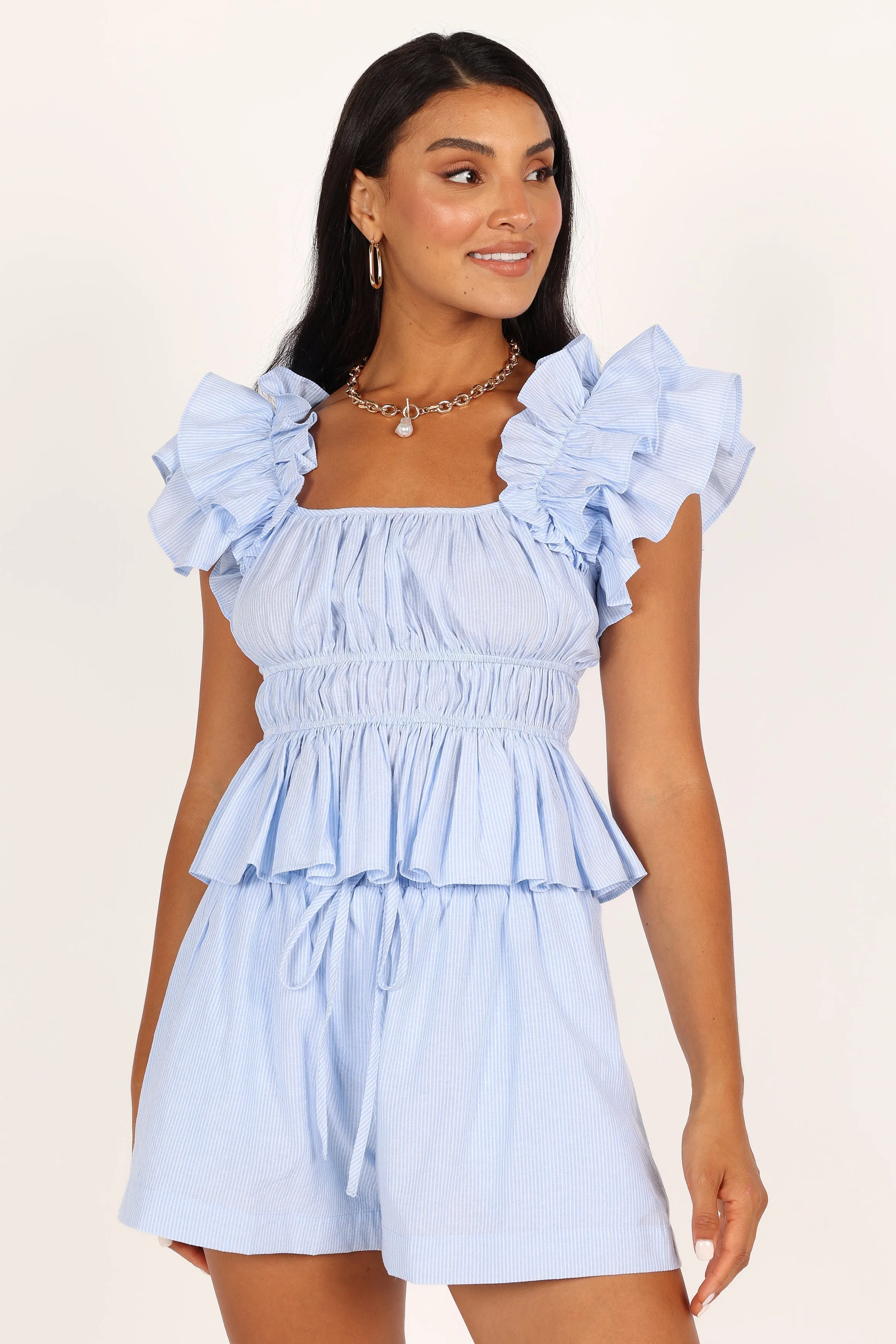 Zoe Two Piece Set - Blue