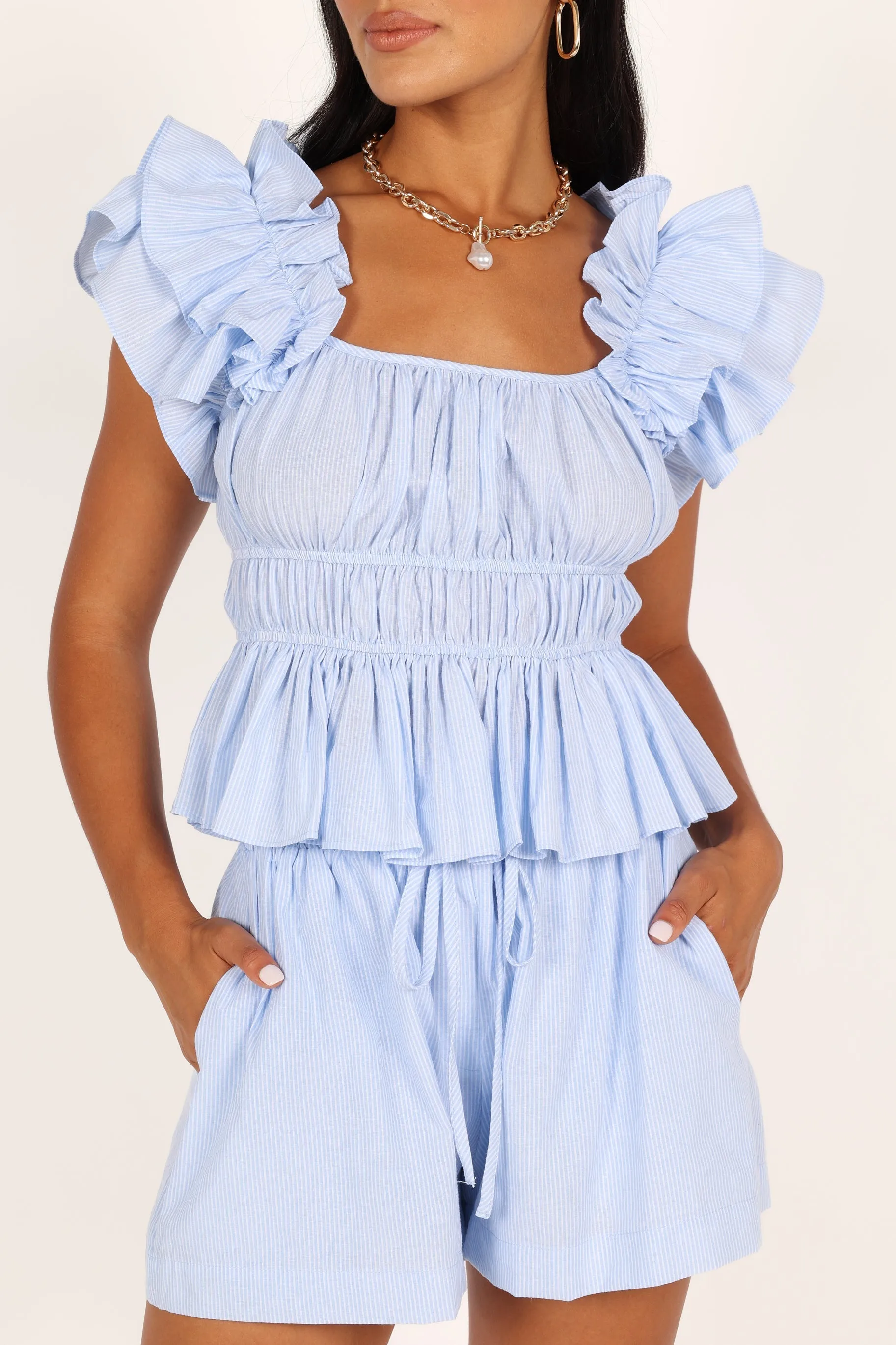 Zoe Two Piece Set - Blue